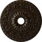 Ekena Millwork Vaduz Ceiling Medallion (Fits Canopies up to 3 1/2"), 23 1/2"OD x 3 1/2"ID x 2 1/8"P, Bronze CM23VABZS - alternate 1